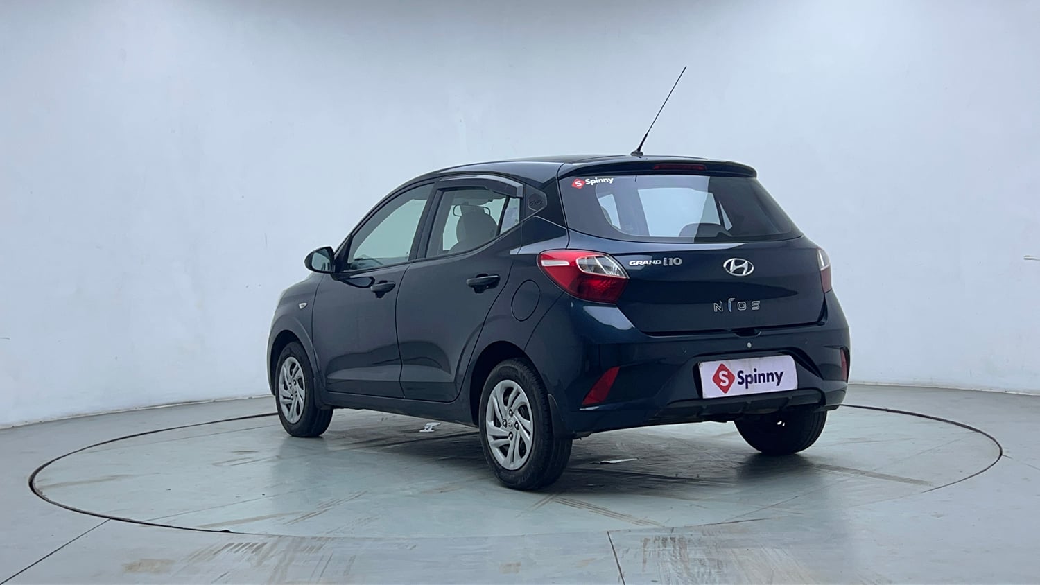 Used 2021 Hyundai Grand i10 Nios Magna 1.2 Kappa VTVT Petrol Manual exterior LEFT REAR CORNER VIEW