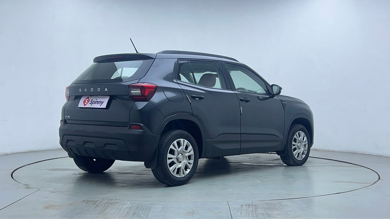 Used 2026 Skoda Kylaq Classic+ 1.0 TSI MT Petrol Manual exterior RIGHT REAR CORNER VIEW