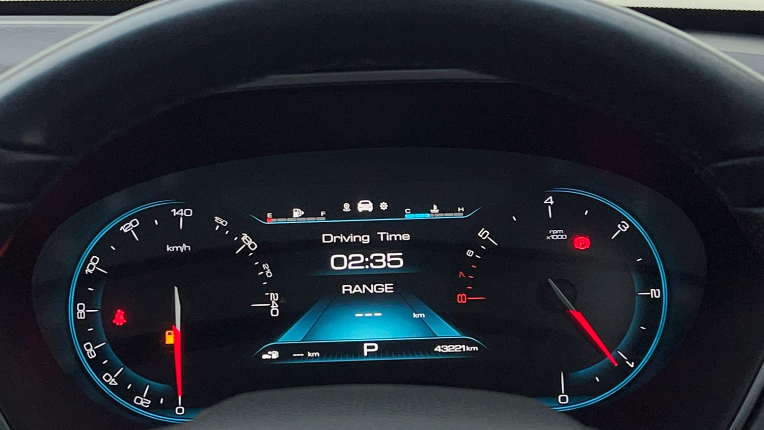 Used 2021 MG Motors Hector Sharp 1.5 Petrol Turbo DCT Petrol Automatic interior CLUSTERMETER VIEW