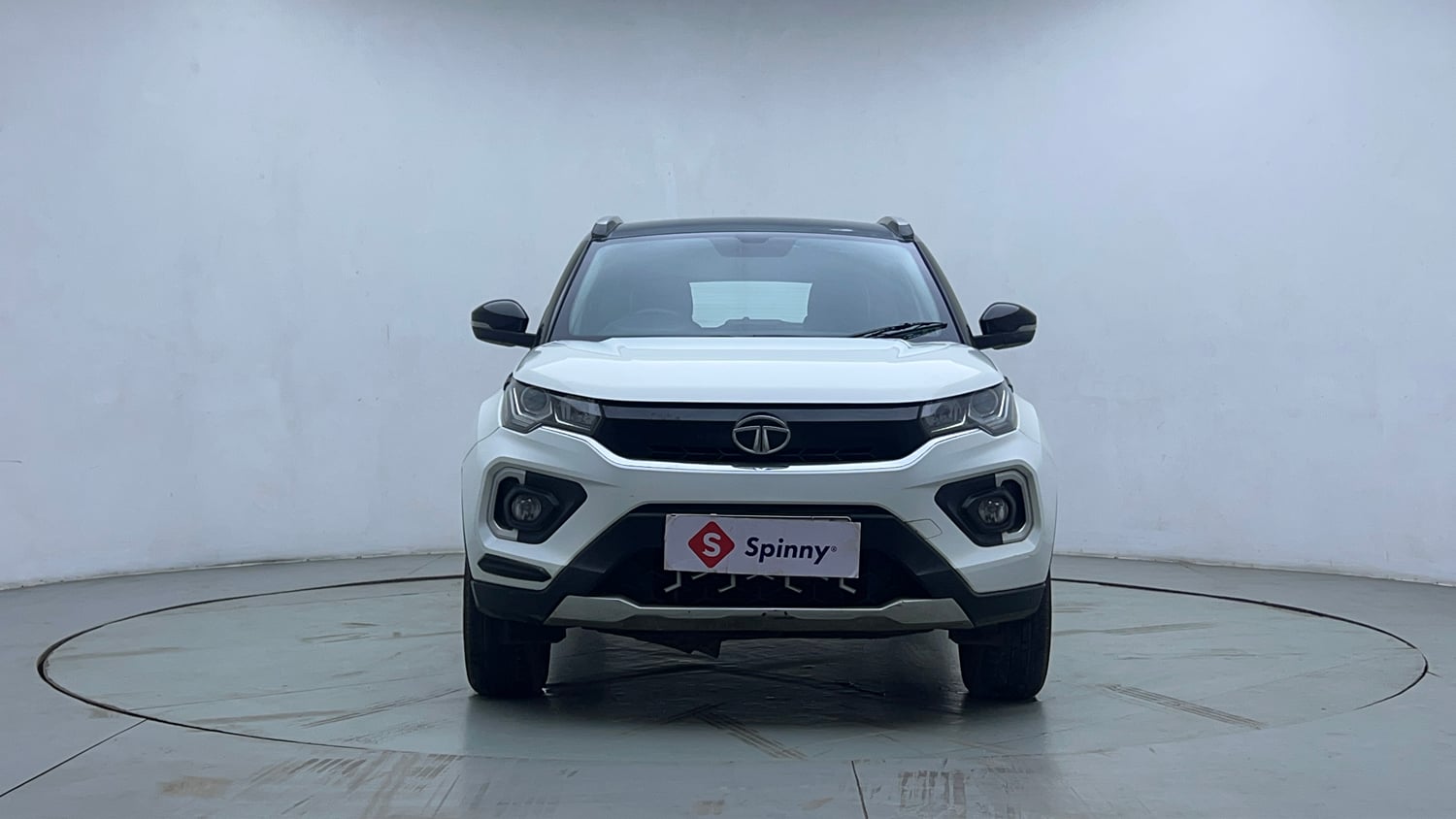 Used 2021 Tata Nexon XZA Plus Dual Tone Petrol Automatic exterior FRONT VIEW