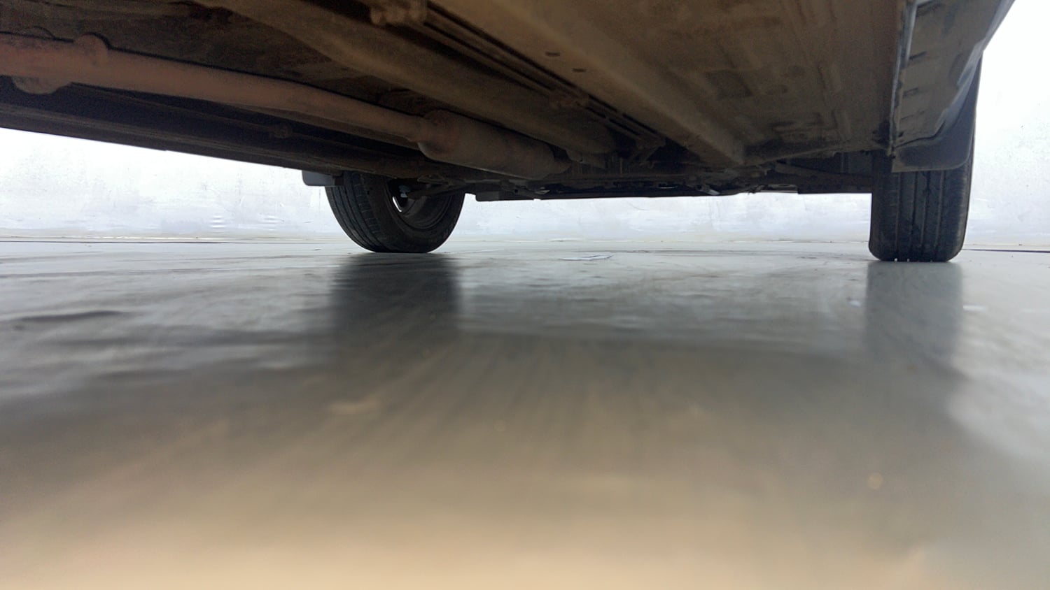 Used 2023 Tata Punch Creative Dual Tone AMT Petrol Automatic extra REAR RIGHT UNDERBODY VIEW