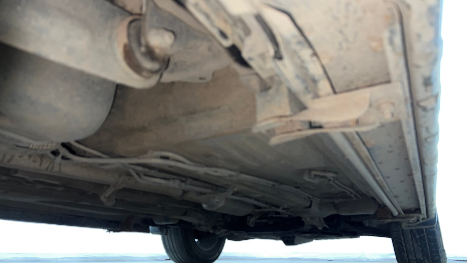 Used 2022 Tata Harrier XTA Plus Dark Edition Diesel Automatic extra REAR RIGHT UNDERBODY VIEW