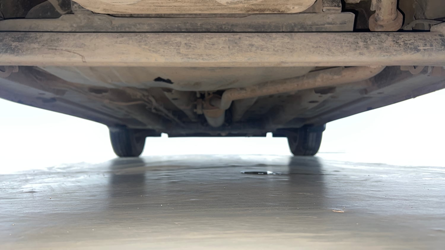 Used 2023 Tata Punch Accomplished AMT Petrol Automatic extra REAR UNDERBODY VIEW (TAKEN FROM REAR)