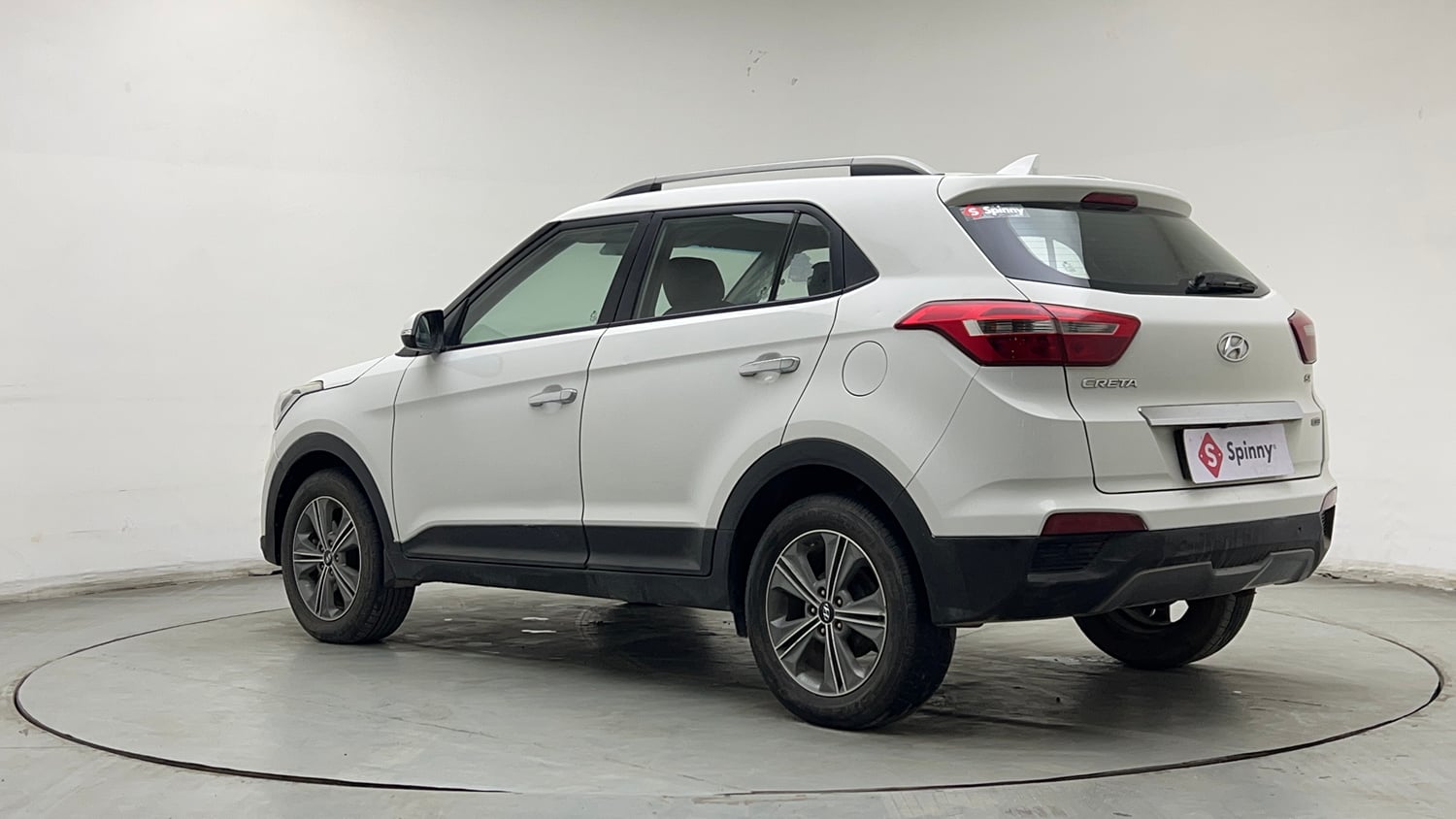 Used 2018 Hyundai Creta SX Plus 1.6 AT Petrol Petrol Automatic exterior LEFT REAR CORNER VIEW