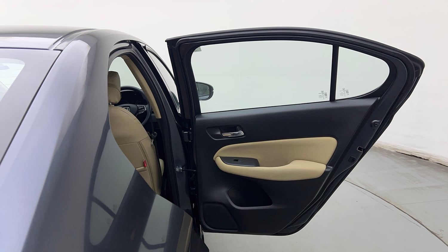 Used 2024 Honda City V Petrol CVT Petrol Automatic interior RIGHT REAR DOOR OPEN VIEW