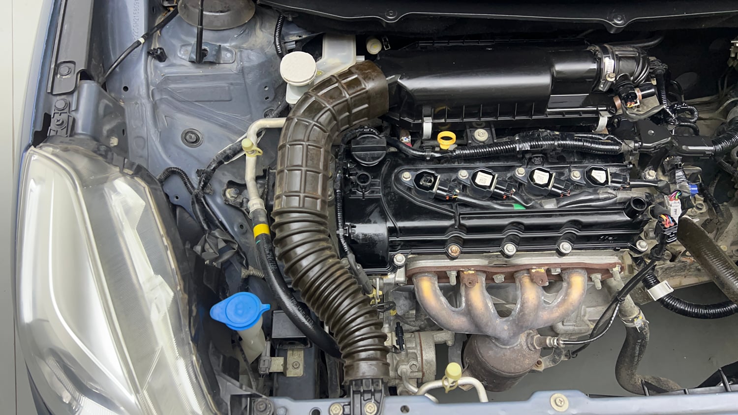 Used 2016 Maruti Suzuki Baleno Zeta 1.2 Petrol Manual engine ENGINE RIGHT SIDE VIEW