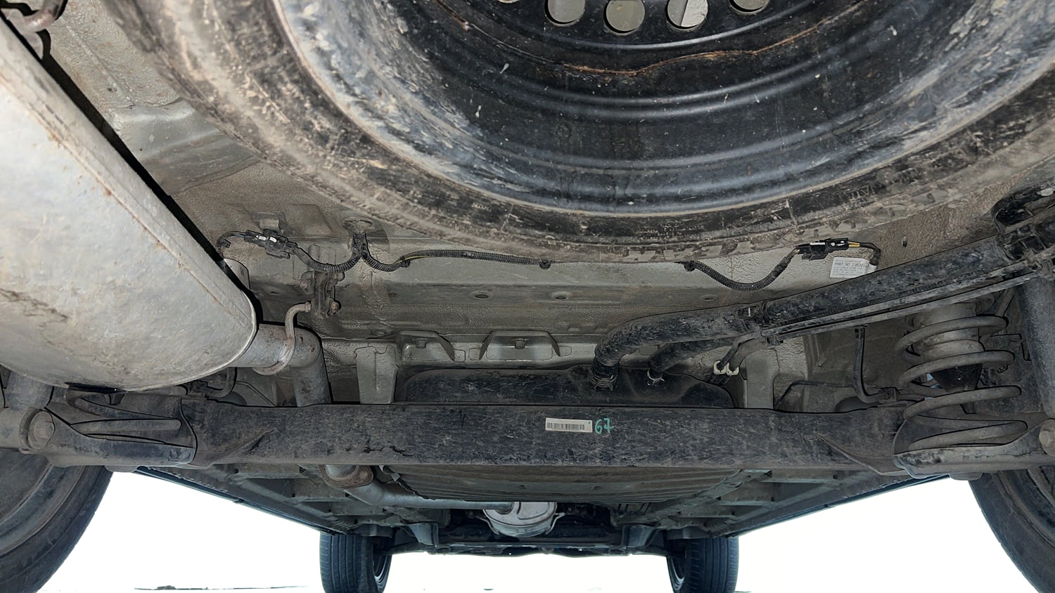 Used 2021 MG Motors Hector Sharp 1.5 Petrol Turbo DCT Petrol Automatic extra REAR UNDERBODY VIEW (TAKEN FROM REAR)