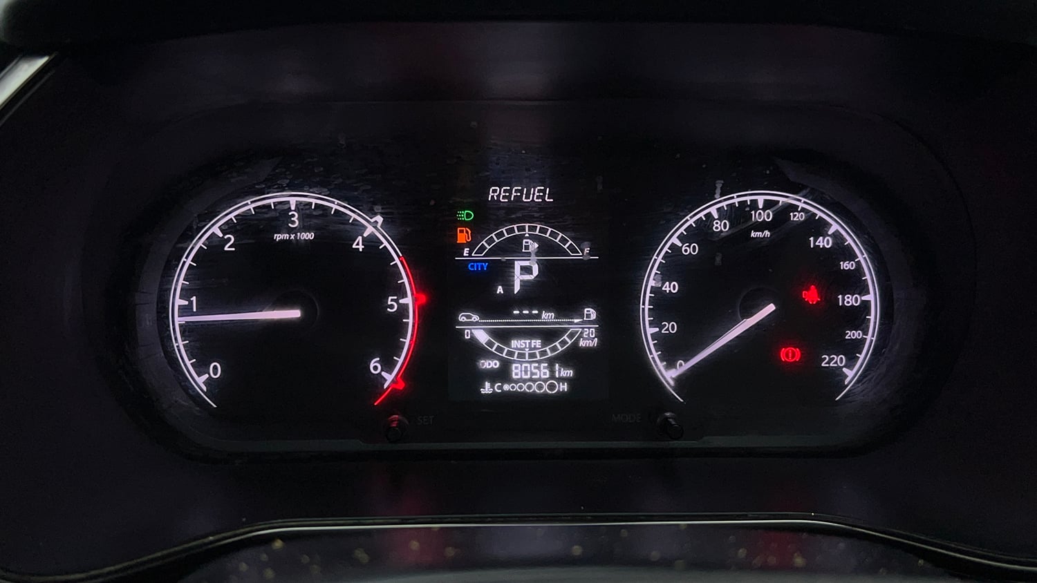 Used 2022 Tata Harrier XTA Plus Dark Edition Diesel Automatic interior CLUSTERMETER VIEW
