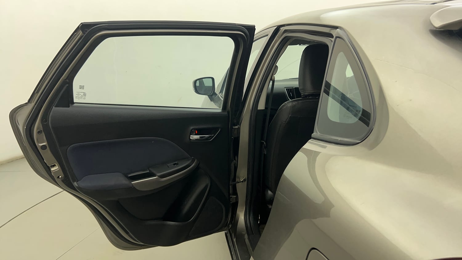 Used 2020 Maruti Suzuki Baleno Delta Petrol Manual interior LEFT REAR DOOR OPEN VIEW