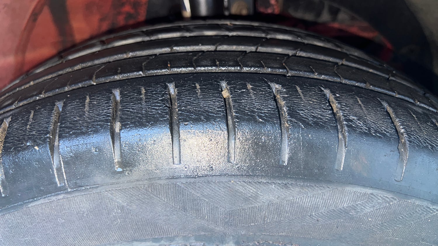 Used 2021 Maruti Suzuki Baleno Zeta Petrol Manual tyres RIGHT FRONT TYRE TREAD VIEW