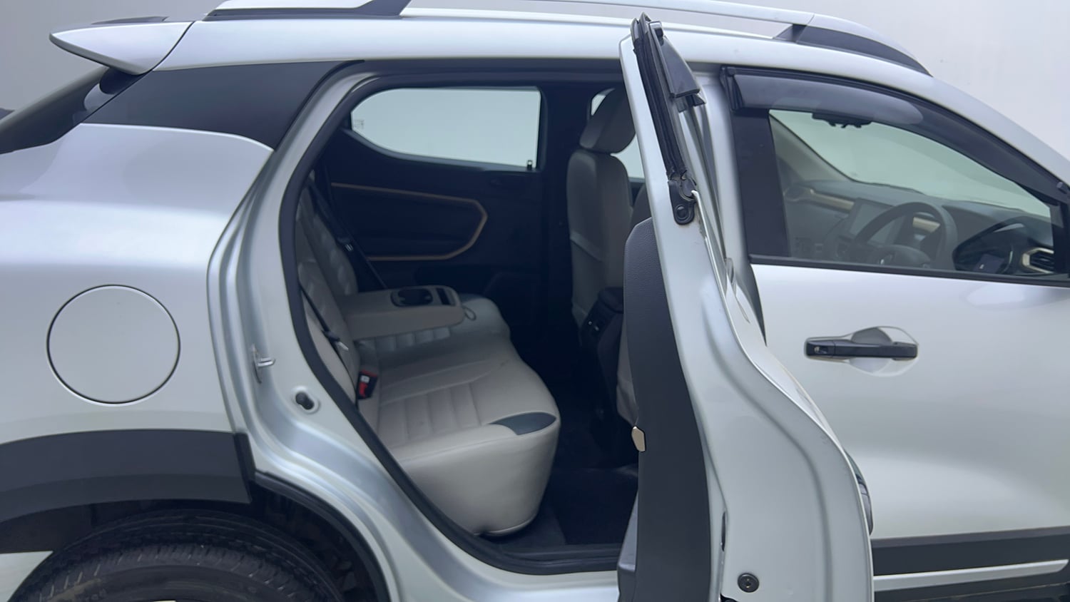 Used 2023 Tata Punch Creative Dual Tone AMT Petrol Automatic interior RIGHT SIDE REAR DOOR CABIN VIEW