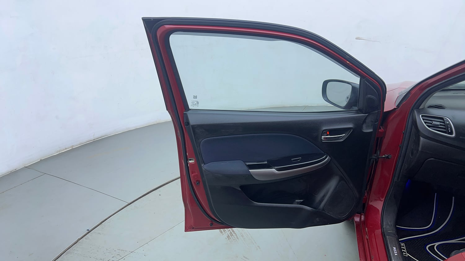 Used 2021 Maruti Suzuki Baleno Zeta Petrol Manual interior LEFT FRONT DOOR OPEN VIEW