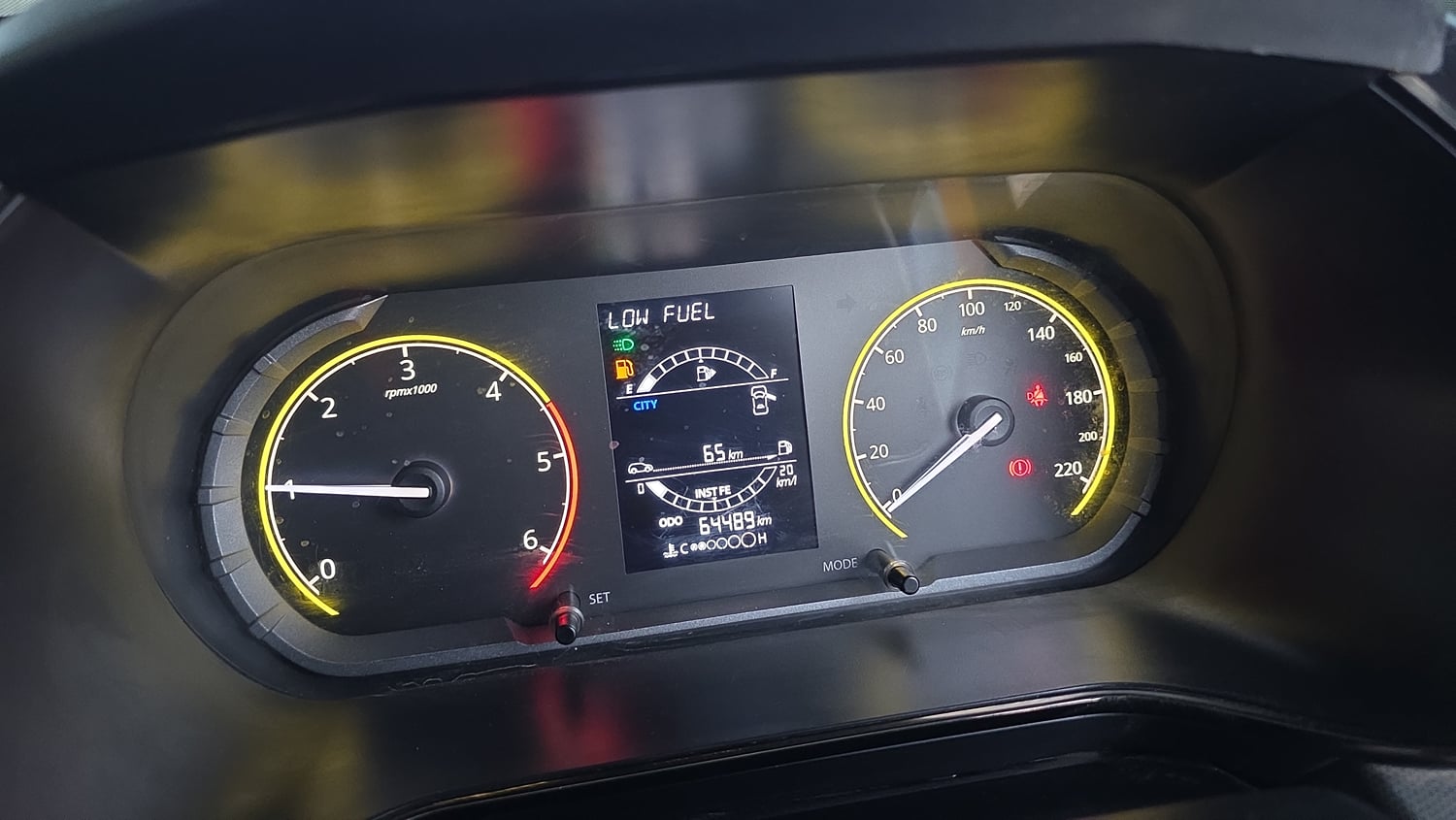 Used 2023 Tata Harrier XT Plus Dark Editon Diesel Manual interior CLUSTERMETER VIEW