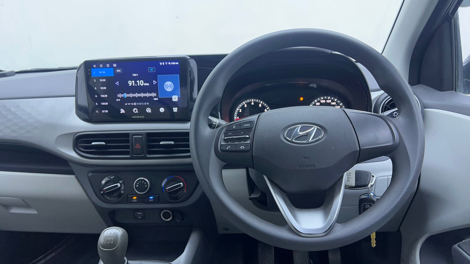 Used 2021 Hyundai Grand i10 Nios Magna 1.2 Kappa VTVT Petrol Manual interior STEERING VIEW