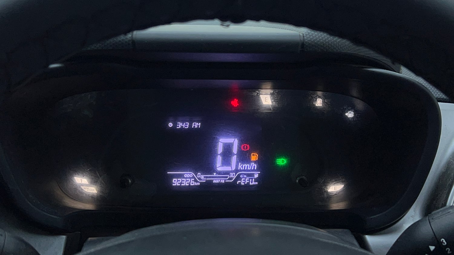 Used 2024 Tata Altroz XZ iCNG Cng Manual interior CLUSTERMETER VIEW