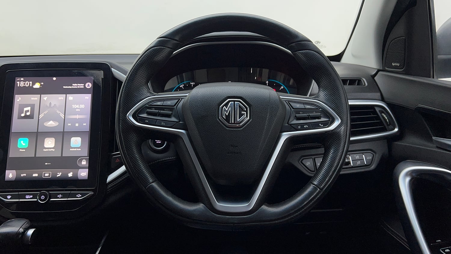 Used 2021 MG Motors Hector Sharp 1.5 Petrol Turbo DCT Petrol Automatic interior STEERING VIEW