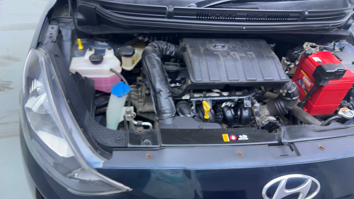 Used 2021 Hyundai Grand i10 Nios Magna 1.2 Kappa VTVT Petrol Manual engine ENGINE RIGHT SIDE VIEW
