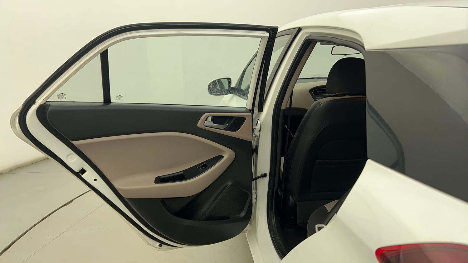 Used 2019 Hyundai Elite i20 Sportz Plus 1.2 CVT Petrol Automatic interior LEFT REAR DOOR OPEN VIEW