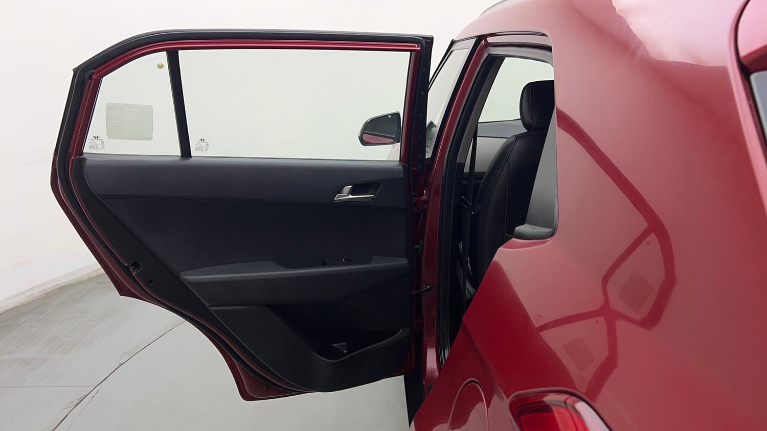 Used 2019 Hyundai Creta SX 1.6 CRDi Diesel Manual interior LEFT REAR DOOR OPEN VIEW