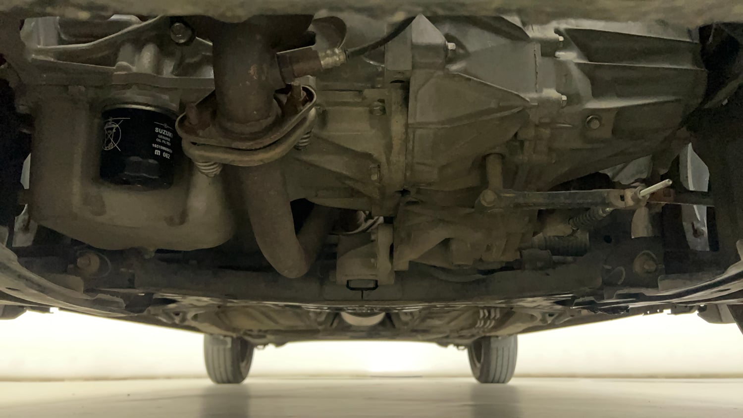 Used 2020 Maruti Suzuki Baleno Delta Petrol Manual extra FRONT LEFT UNDERBODY VIEW
