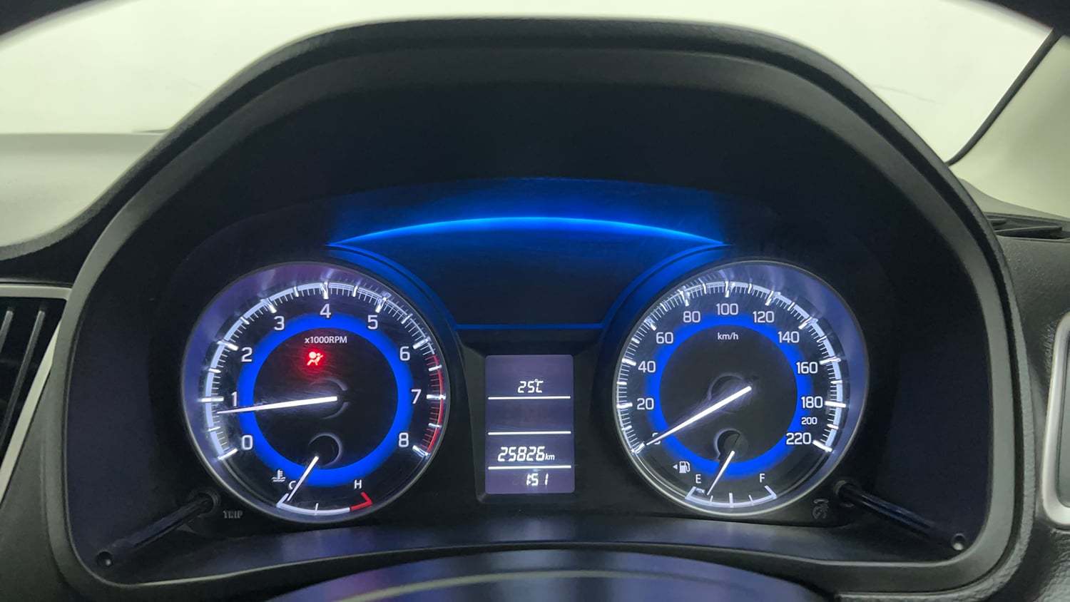 Used 2020 Maruti Suzuki Baleno Delta Petrol Manual interior CLUSTERMETER VIEW