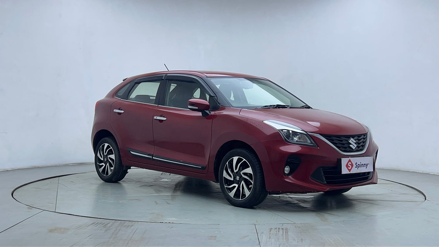 Used 2021 Maruti Suzuki Baleno Zeta Petrol Manual exterior RIGHT FRONT CORNER VIEW