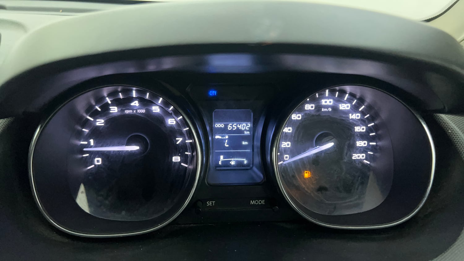Used 2018 Tata Tigor Revotron XT Petrol Manual interior CLUSTERMETER VIEW