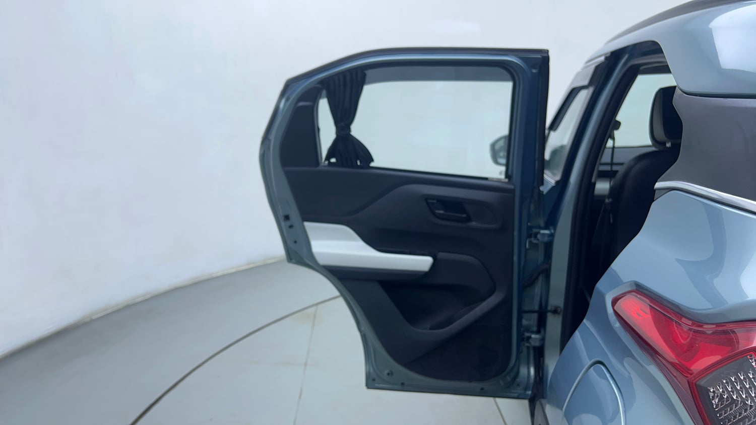 Used 2023 Tata Punch Accomplished AMT Petrol Automatic interior LEFT REAR DOOR OPEN VIEW