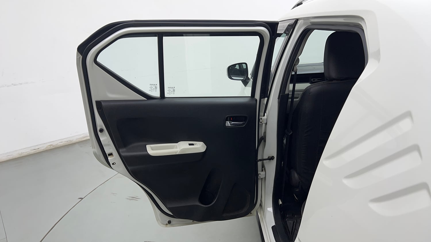 Used 2023 Maruti Suzuki Ignis Zeta 1.2 MT Petrol Manual interior LEFT REAR DOOR OPEN VIEW