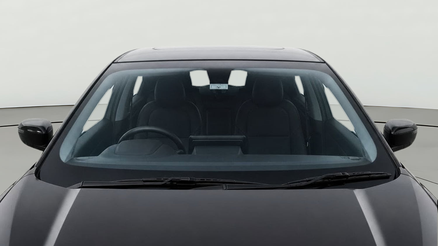 Used 2023 Tata Harrier XT Plus Dark Editon Diesel Manual exterior FRONT WINDSHIELD VIEW