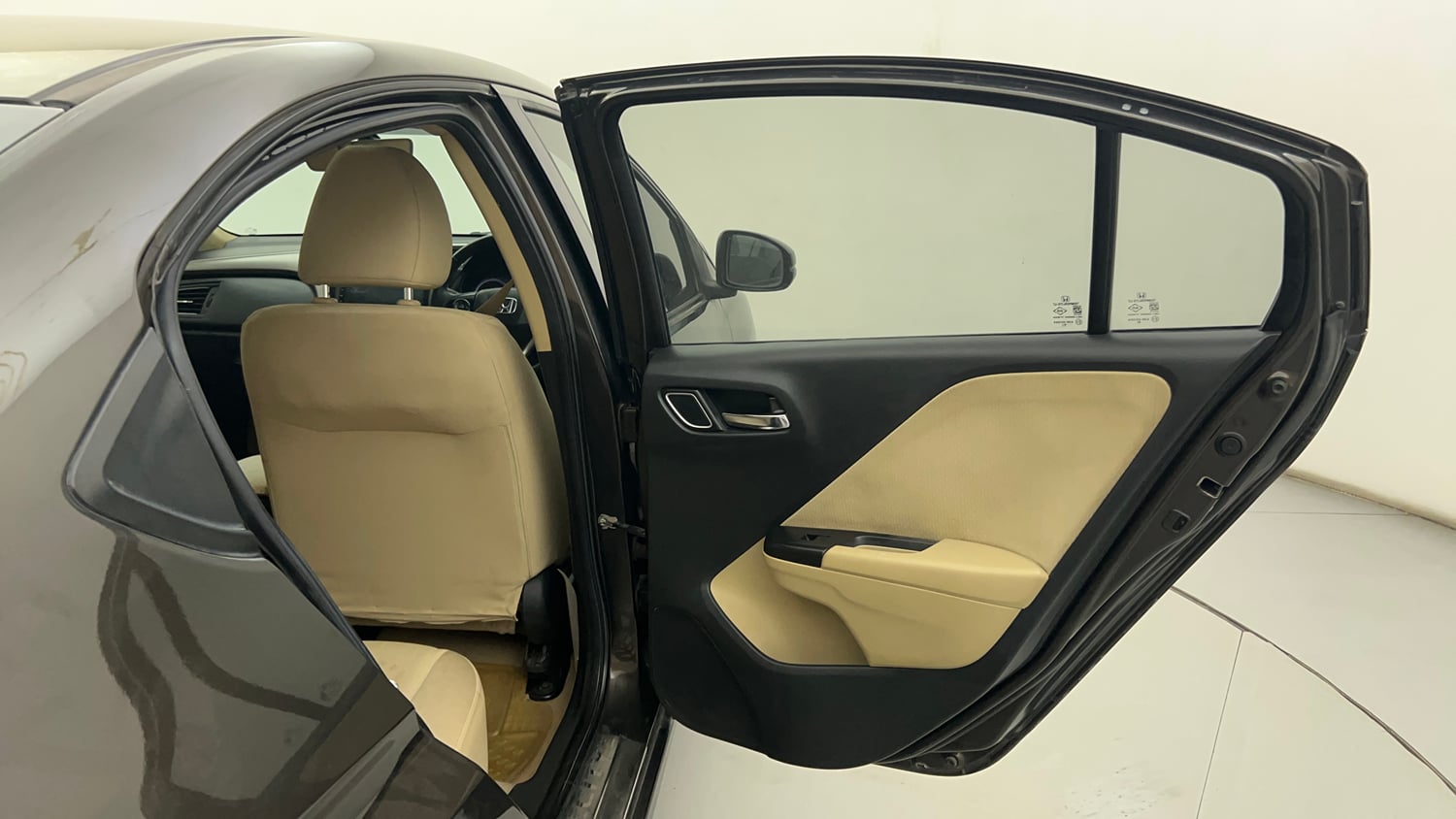 Used 2019 Honda City VX Petrol Petrol Manual interior RIGHT REAR DOOR OPEN VIEW