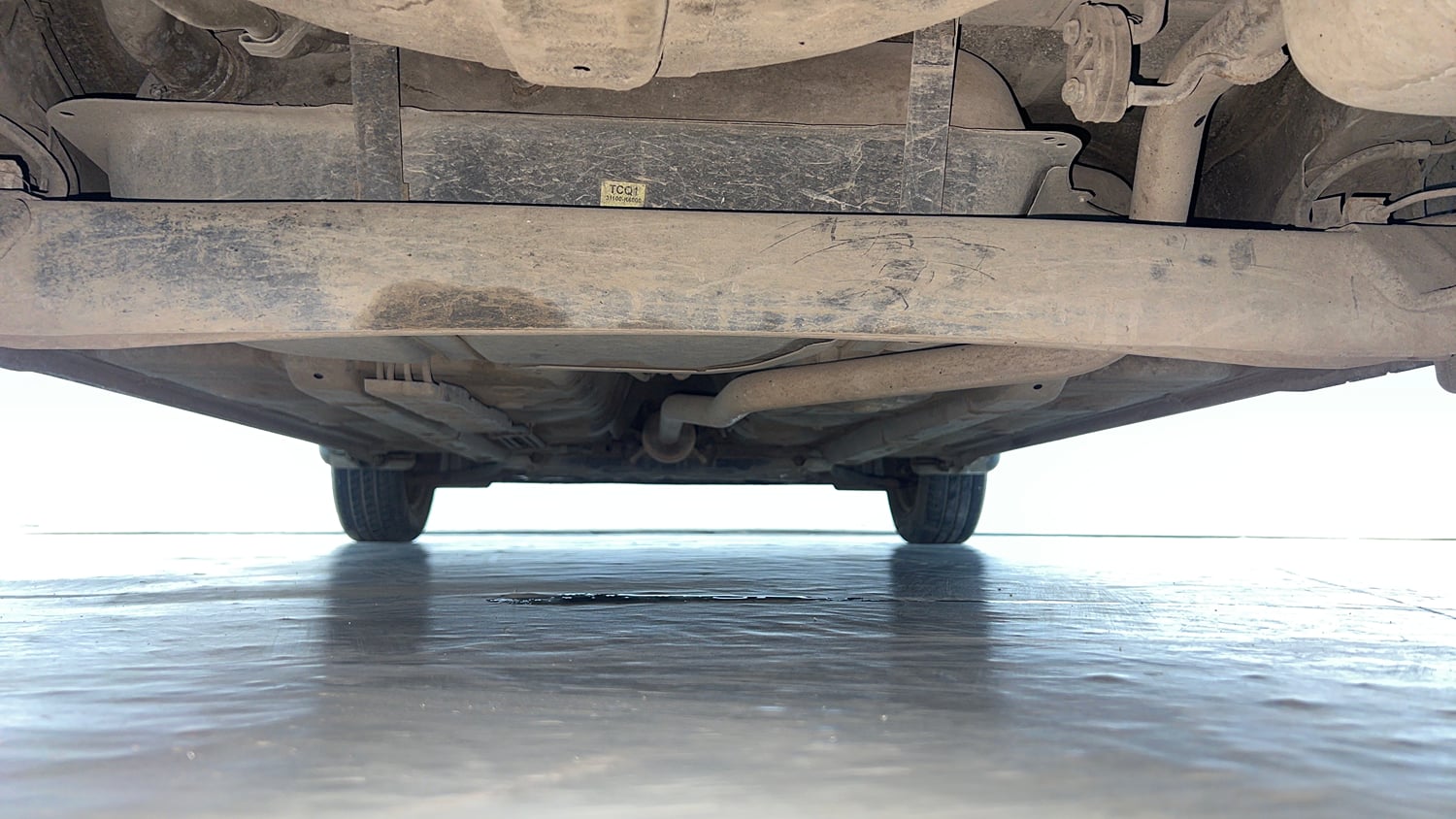 Used 2021 Hyundai Grand i10 Nios Magna 1.2 Kappa VTVT Petrol Manual extra REAR UNDERBODY VIEW (TAKEN FROM REAR)