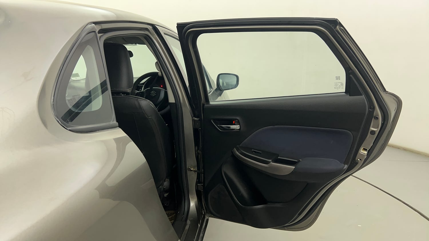 Used 2020 Maruti Suzuki Baleno Delta Petrol Manual interior RIGHT REAR DOOR OPEN VIEW