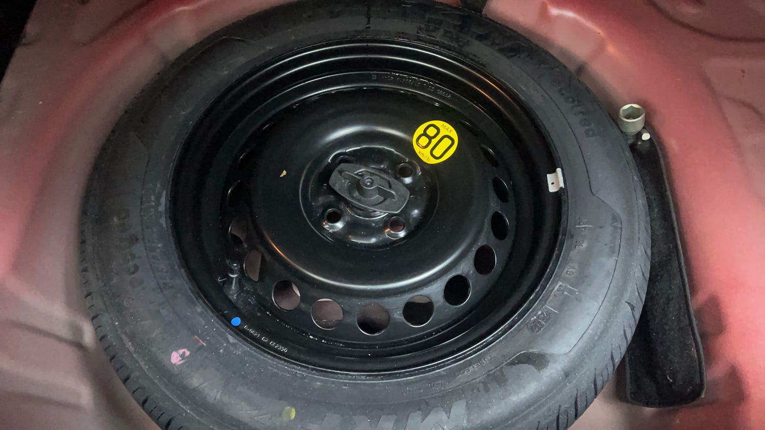 Used 2021 Maruti Suzuki Baleno Zeta Petrol Manual tyres SPARE TYRE VIEW