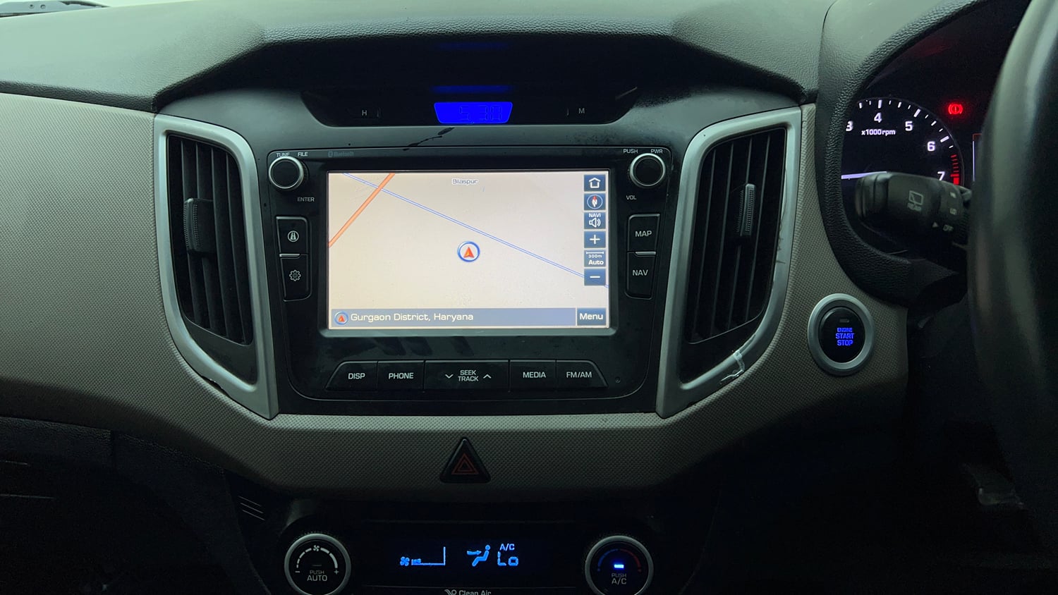Used 2018 Hyundai Creta SX Plus 1.6 AT Petrol Petrol Automatic top_features Integrated (in-dash) music system