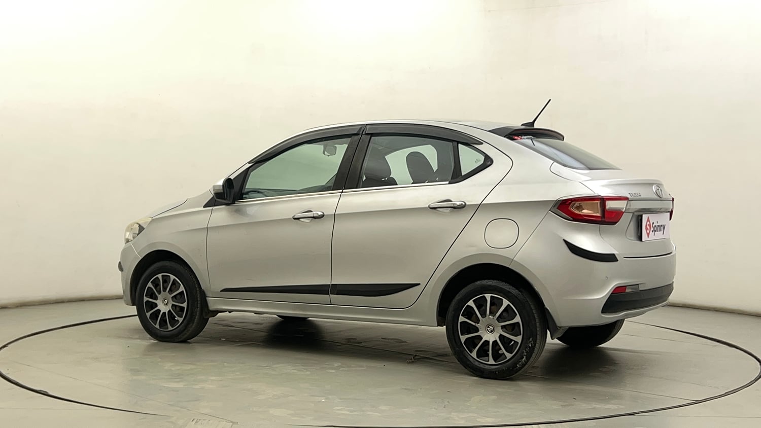 Used 2018 Tata Tigor Revotron XT Petrol Manual exterior LEFT REAR CORNER VIEW