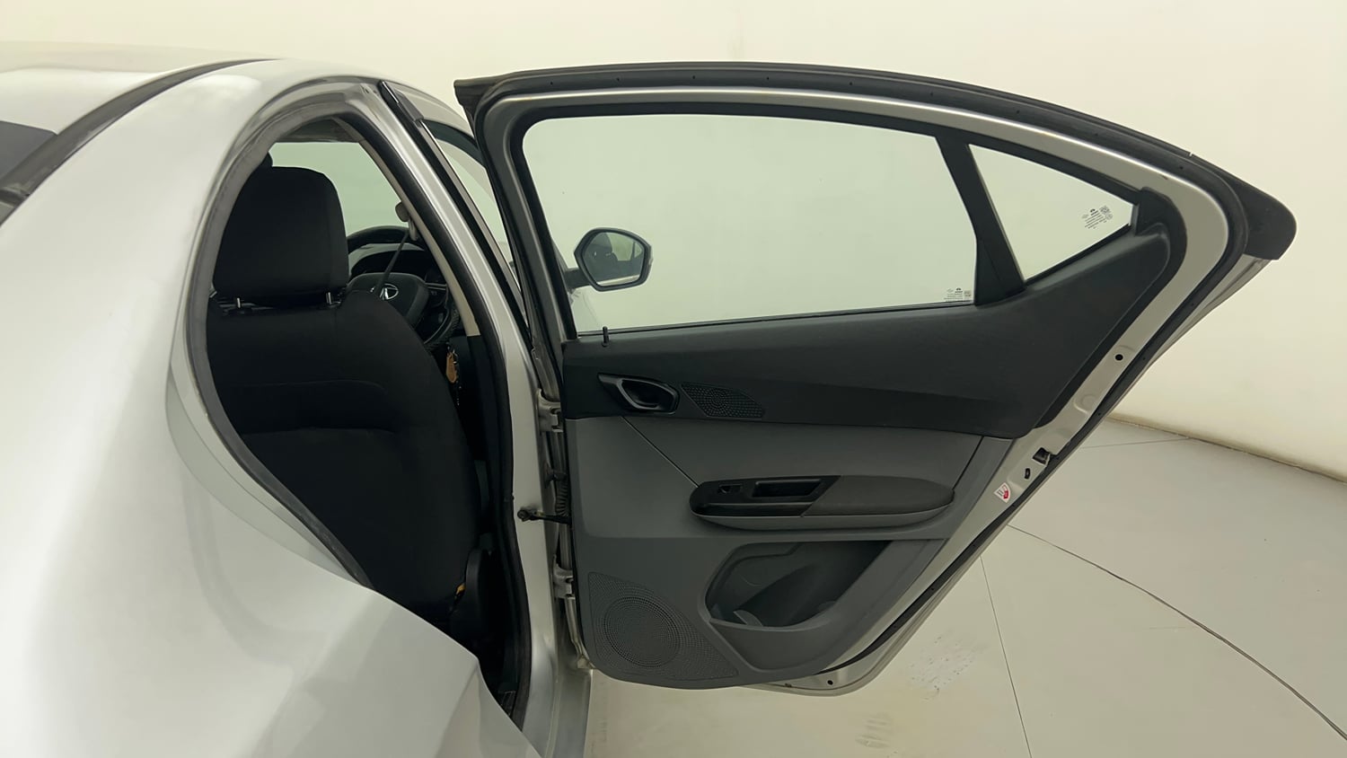 Used 2018 Tata Tigor Revotron XT Petrol Manual interior RIGHT REAR DOOR OPEN VIEW