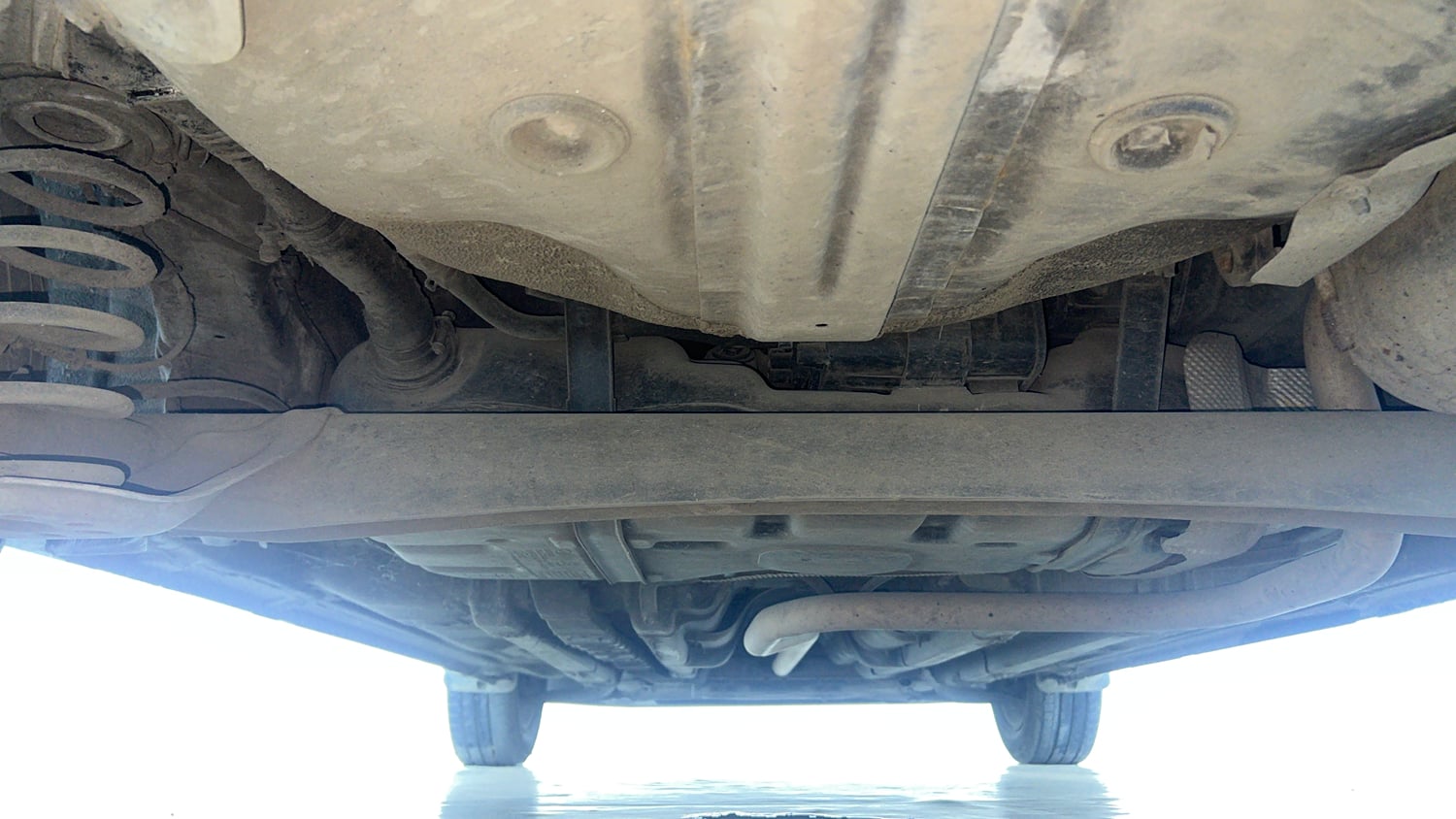 Used 2019 Hyundai Elite i20 Sportz Plus 1.2 Petrol Manual extra REAR UNDERBODY VIEW (TAKEN FROM REAR)