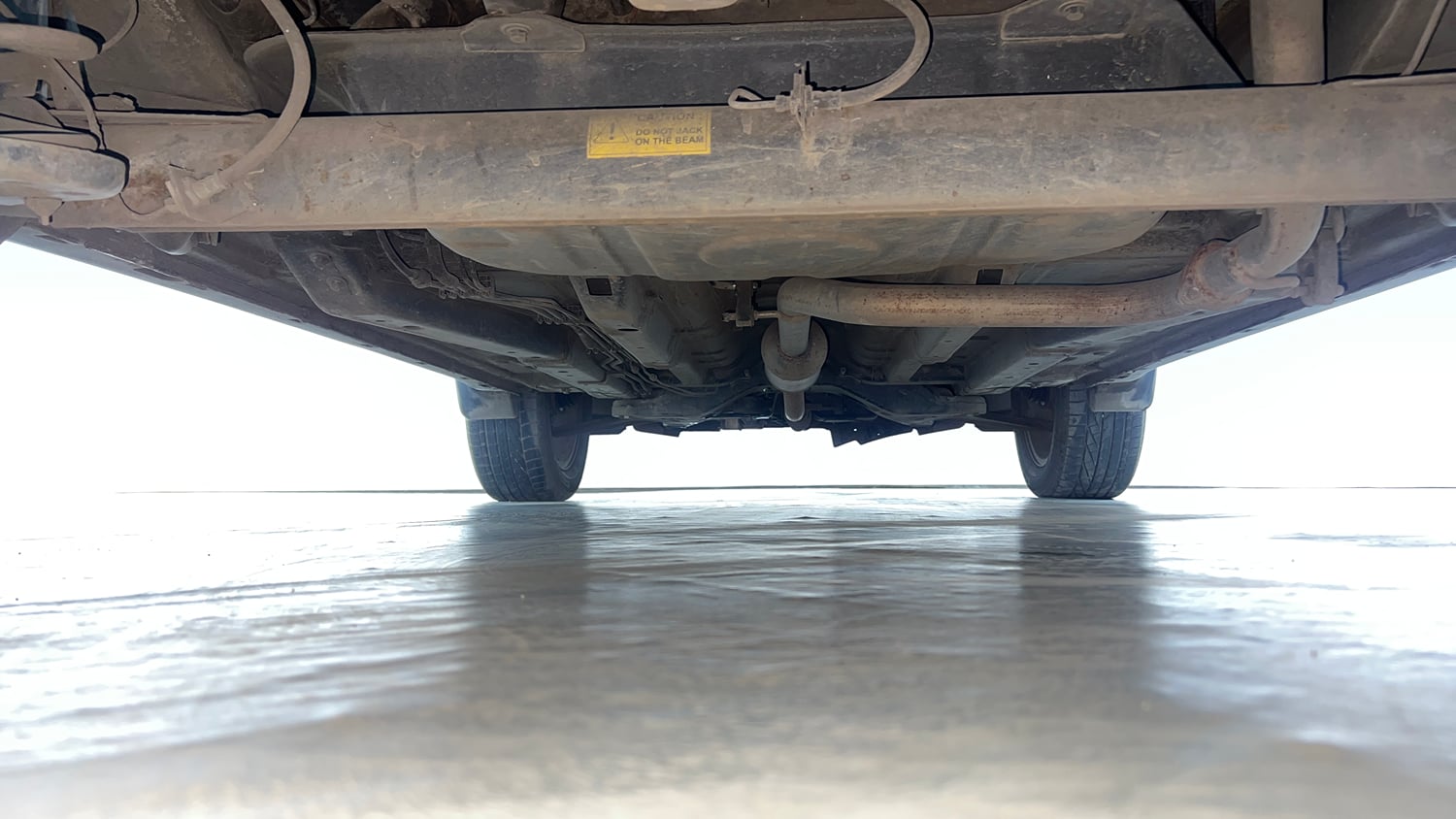 Used 2021 Tata Nexon XZA Plus Dual Tone Petrol Automatic extra REAR UNDERBODY VIEW (TAKEN FROM REAR)