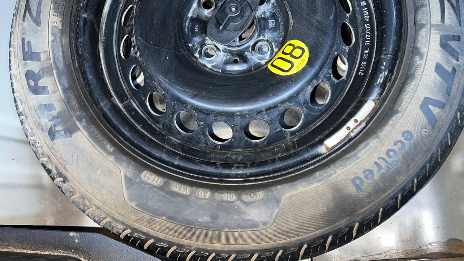 Used 2021 Maruti Suzuki Baleno Zeta Automatic Petrol Automatic tyres SPARE TYRE VIEW