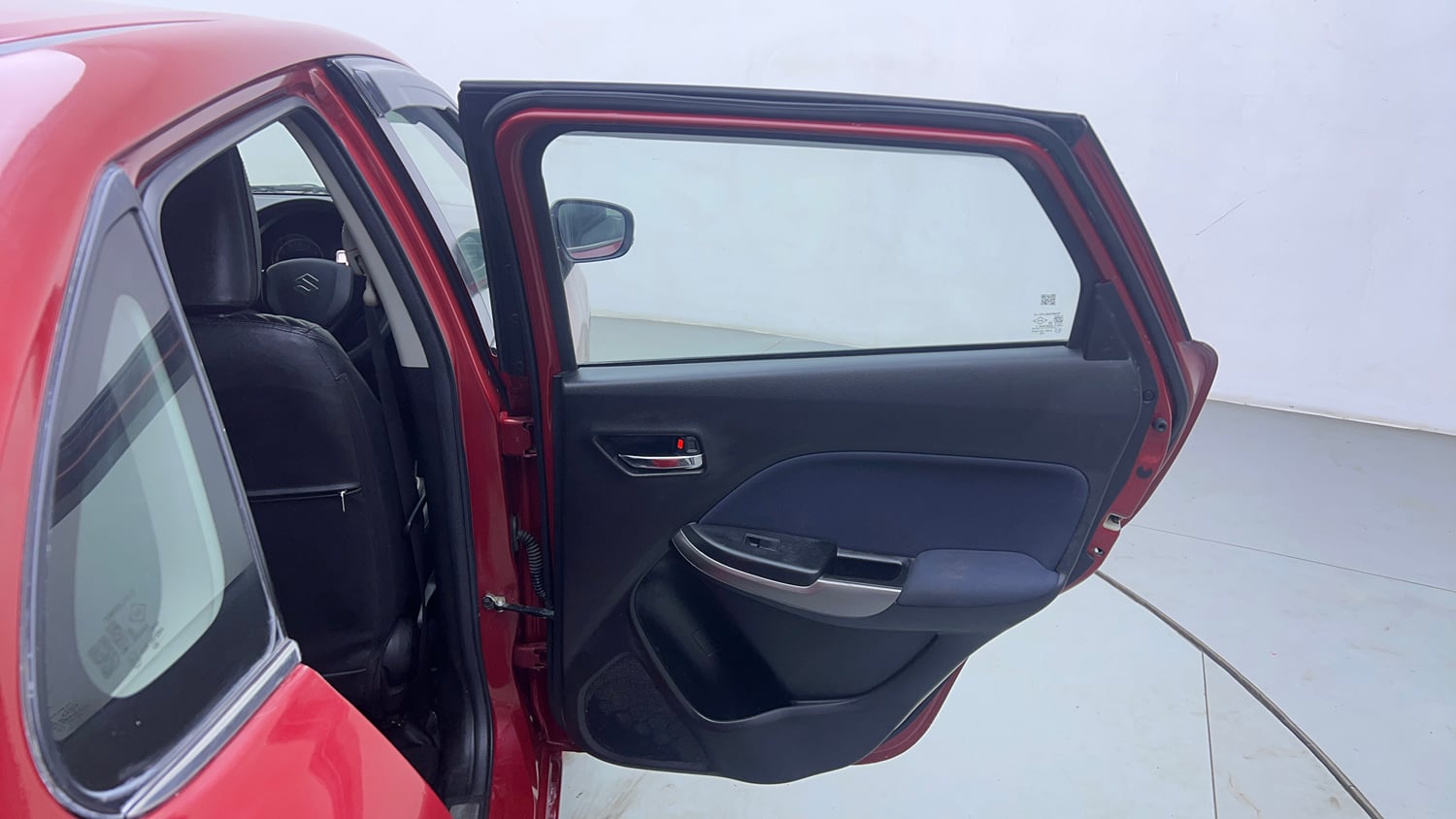 Used 2021 Maruti Suzuki Baleno Zeta Petrol Manual interior RIGHT REAR DOOR OPEN VIEW