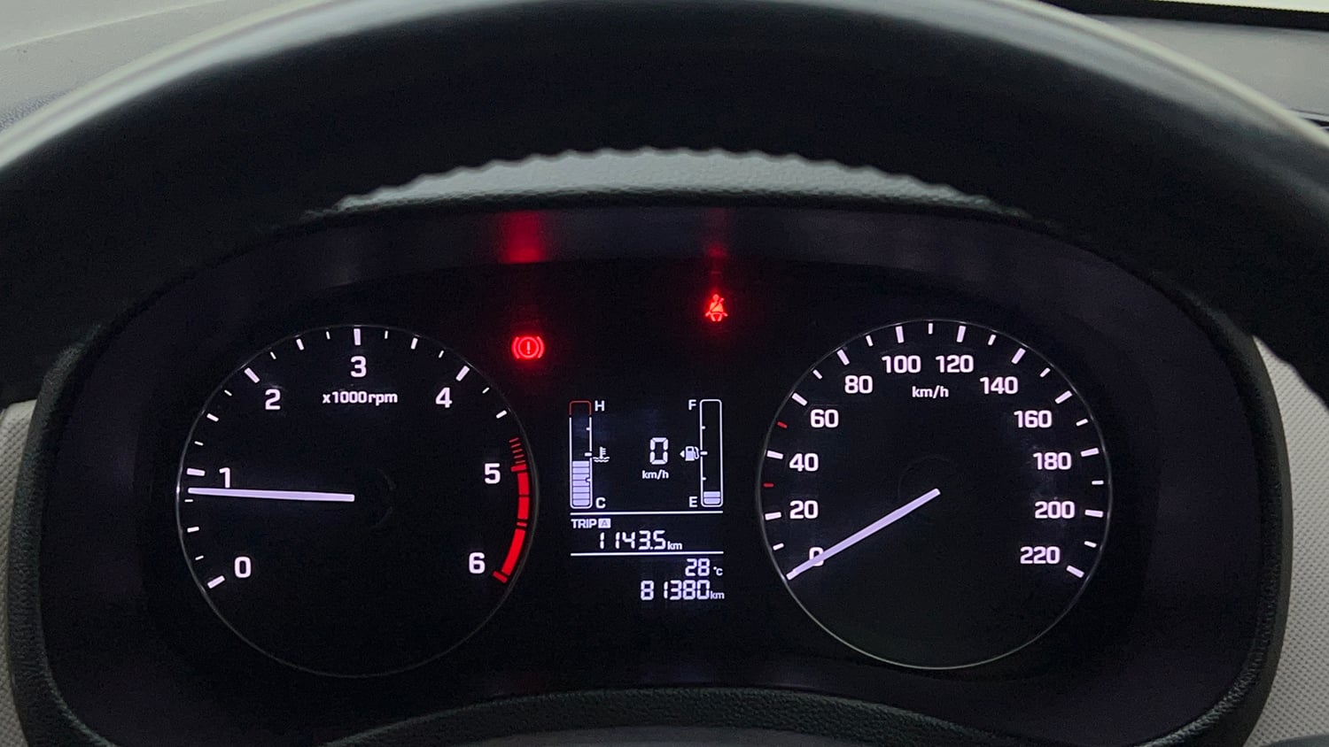 Used 2019 Hyundai Creta SX 1.6 CRDi Diesel Manual interior CLUSTERMETER VIEW
