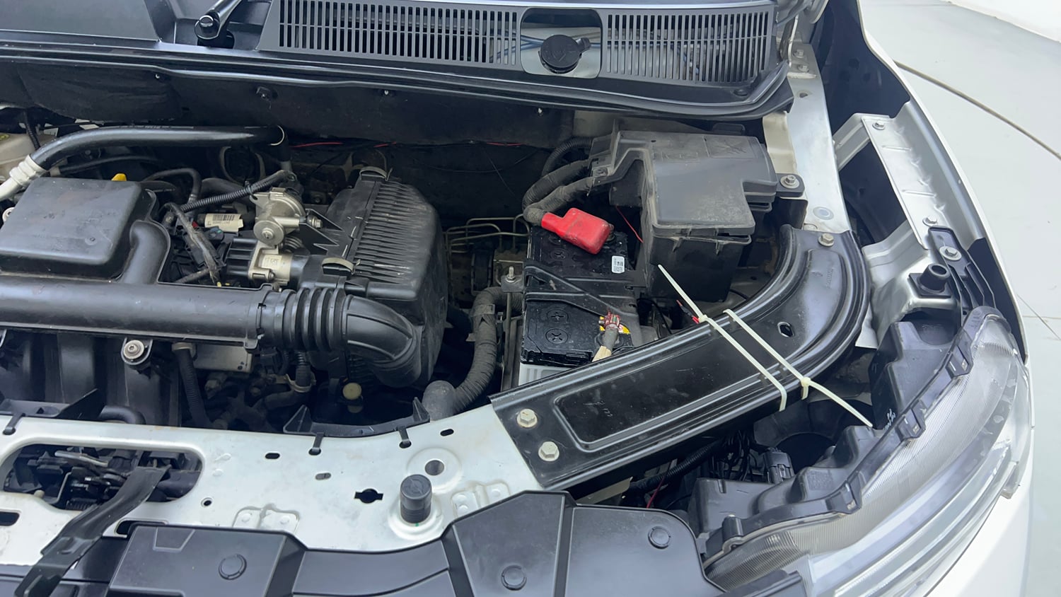Used 2023 Tata Punch Creative Dual Tone AMT Petrol Automatic engine ENGINE LEFT SIDE VIEW