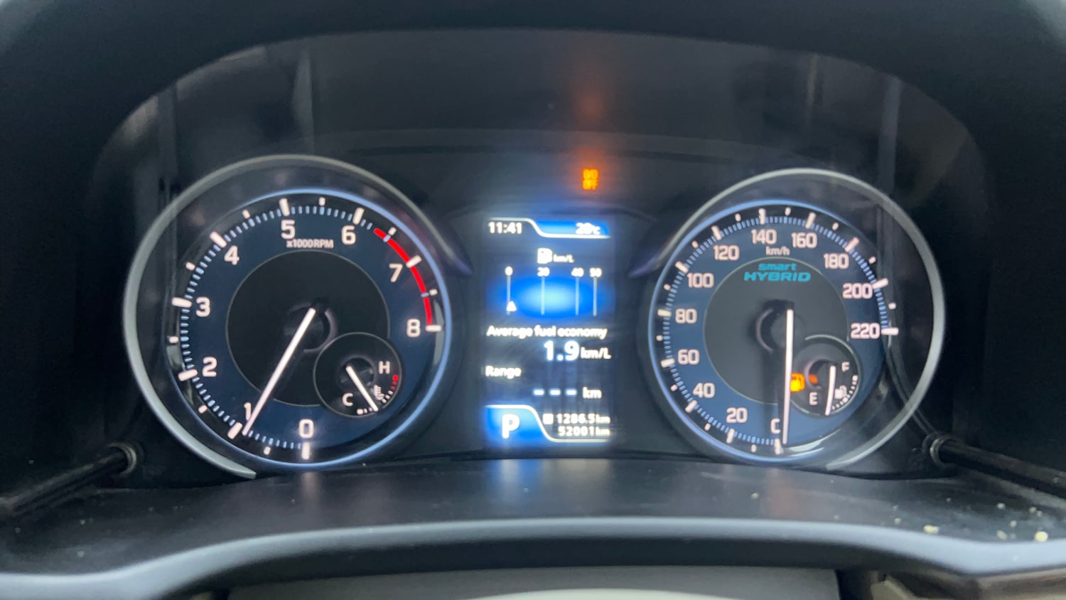 Used 2021 Maruti Suzuki New Ertiga ZXi AT Petrol Automatic interior CLUSTERMETER VIEW
