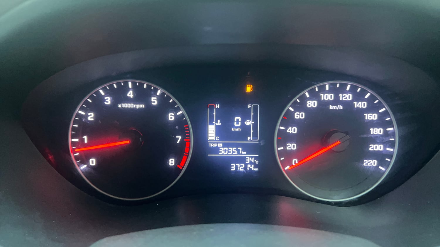 Used 2019 Hyundai Elite i20 Sportz Plus 1.2 Petrol Manual interior CLUSTERMETER VIEW