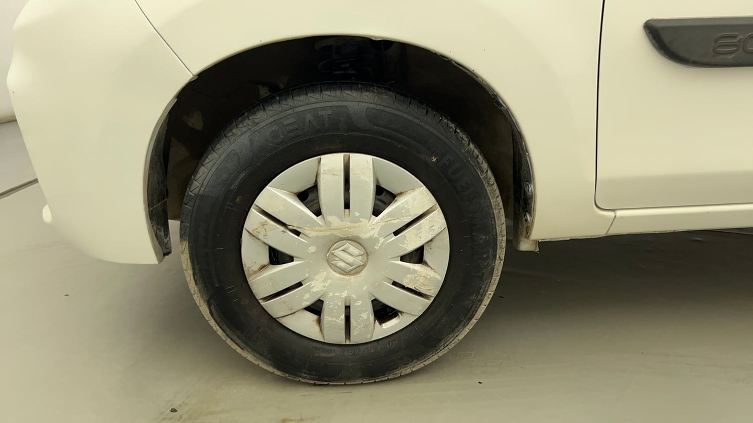Used 2021 Maruti Suzuki Alto 800 LXi Petrol Manual tyres LEFT FRONT TYRE RIM VIEW
