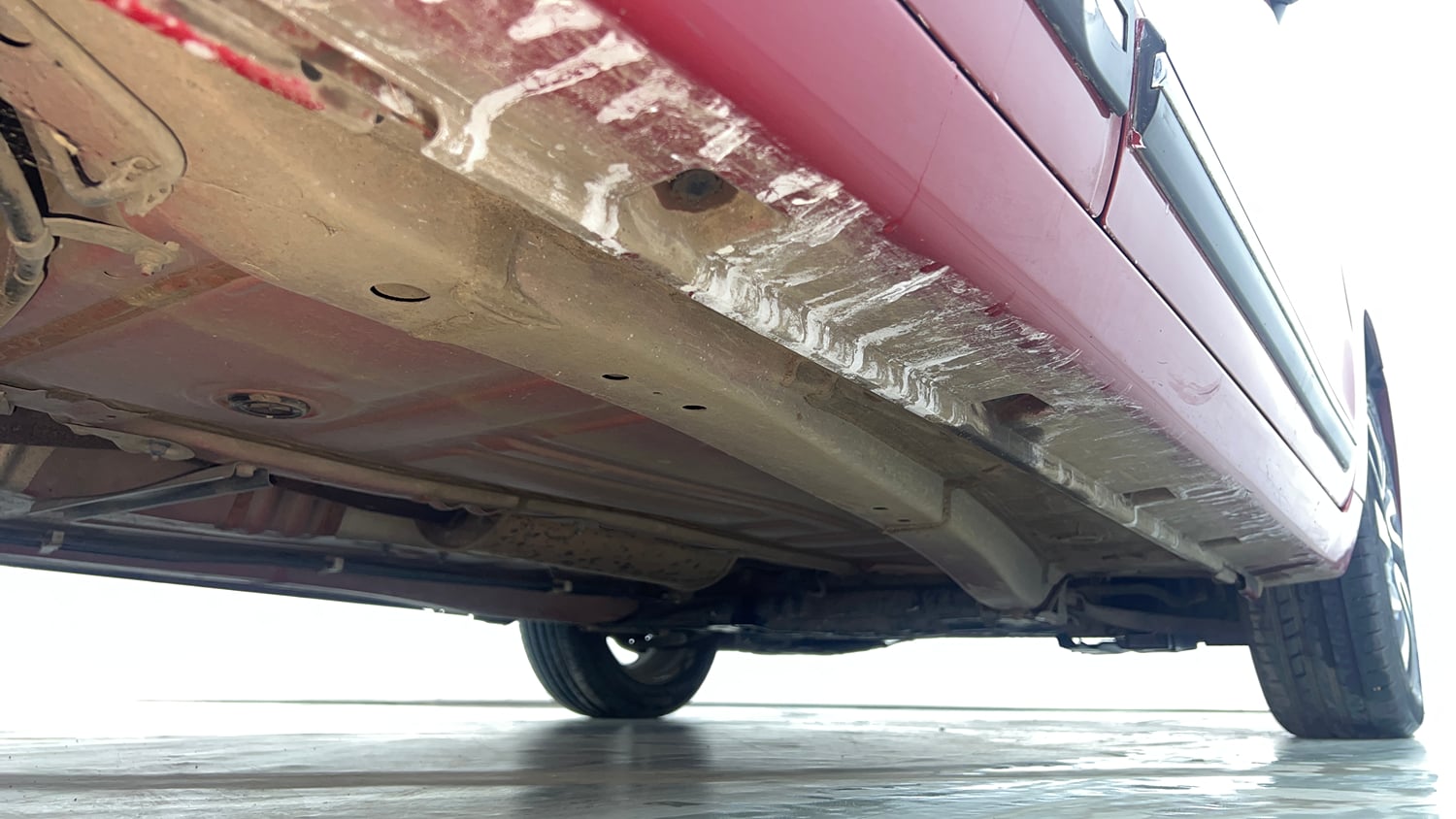 Used 2021 Maruti Suzuki Baleno Zeta Petrol Manual extra REAR RIGHT UNDERBODY VIEW