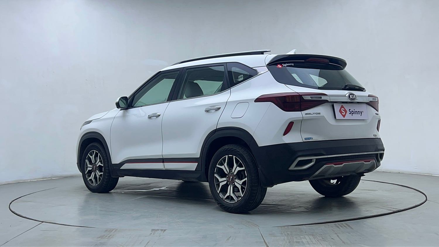 Used 2020 kia Seltos GTX Plus DCT 1.4 Petrol Automatic exterior LEFT REAR CORNER VIEW
