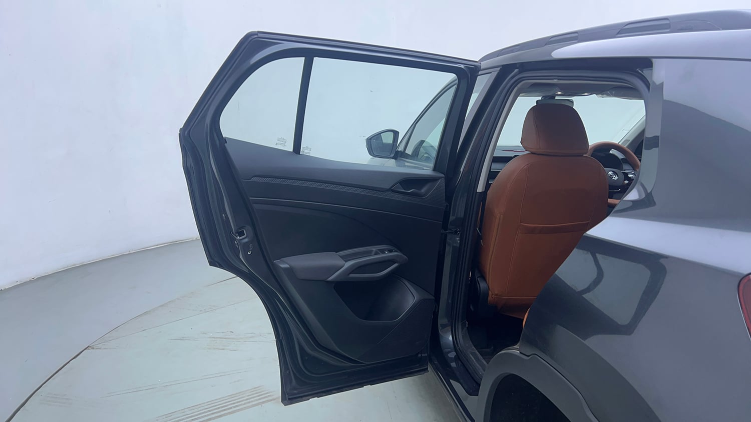 Used 2026 Skoda Kylaq Classic+ 1.0 TSI MT Petrol Manual interior LEFT REAR DOOR OPEN VIEW