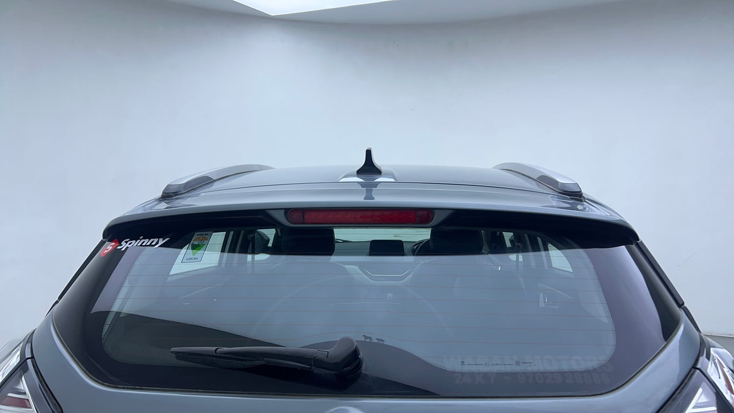 Used 2021 Tata Nexon XZA Plus Dual Tone Petrol Automatic exterior BACK WINDSHIELD VIEW